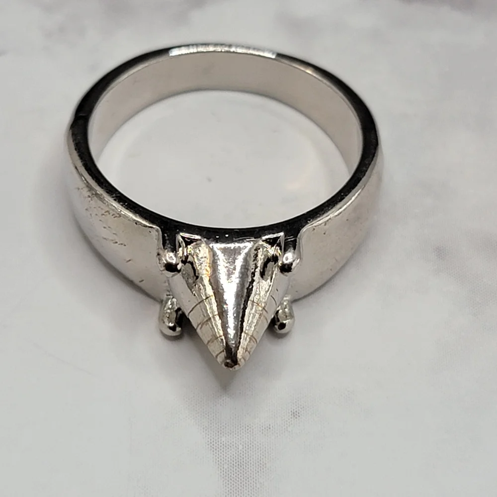 Silver Spike Ring